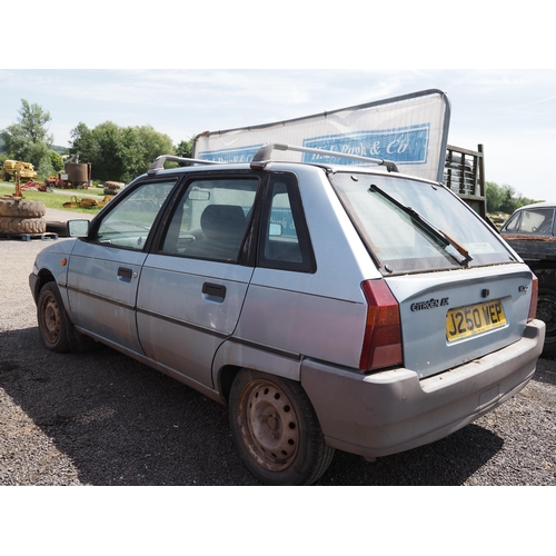 431 - Citroen AX 14 TZD, 1.4L diesel, 1992. Starts, runs and rides. Reg. J250 WEP. V5 and keys