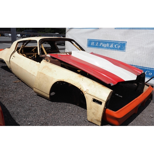 435 - Chevrolet Camaro race car project, 1978. Full roll cage by Huxley Motorsport. Never raced