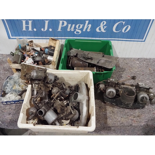 202 - Starter motors, ignition coils and carburettor parts