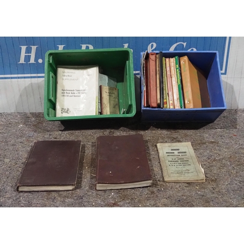 222 - 2 Boxes of motoring manuals to include Haynes