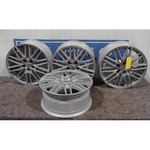 241 - Set of 4 Alutec alloy wheels 18