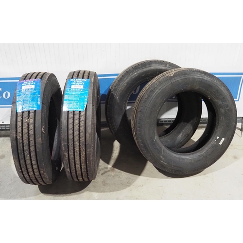 260 - 4- Samson 225/70 R19.5 tyres, new