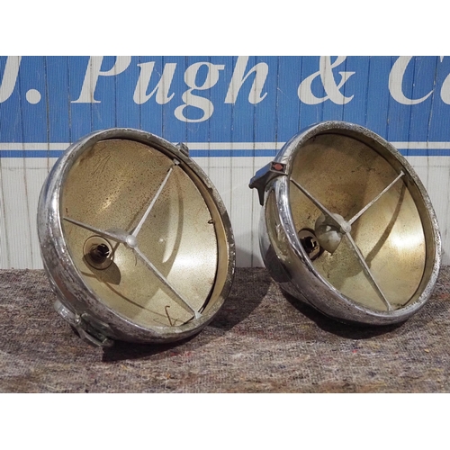 281 - Pair of Lucas P100 headlamps