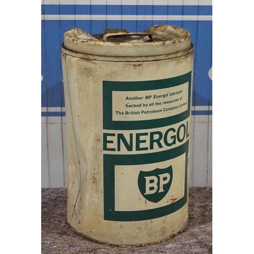 283 - BP ENERGOL 5 Gallon oil can