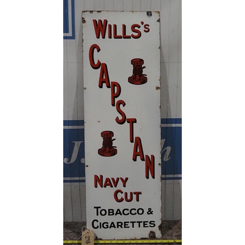 298 - Enamel sign - Wills's Capstan 12x36