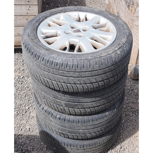 572 - 4- Rover alloys and tyres 195/55/R15