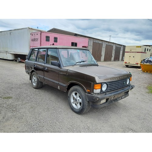 426 - Range Rover EFi 1998. 3.5L LPG conversion. Starts, runs and drives, dry stored since 2009. Aluminium... 