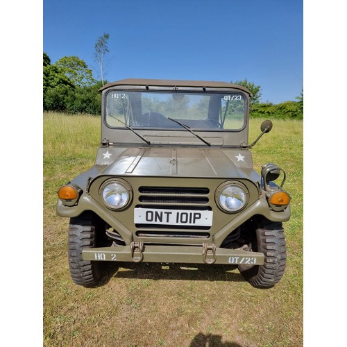 443 - MUTT M151A2 1/4 Jeep, Vietnam era. Starts and drives. Fully restored around 10 years ago and barely ... 