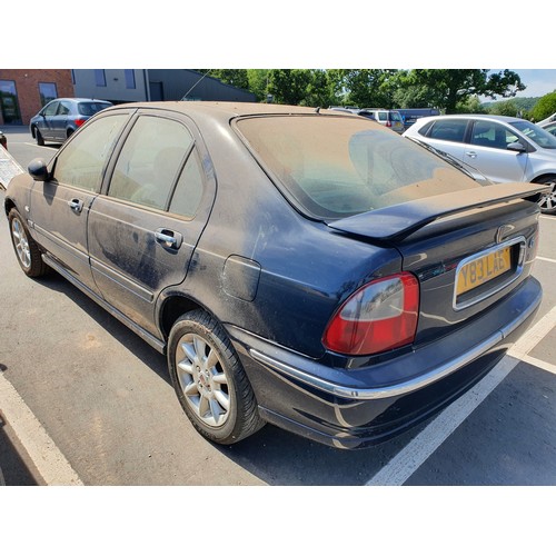 439 - 2001 Rover 45 Impression S car, 1598cc, petrol, manual,  barn stored. Reg Y83 LAE