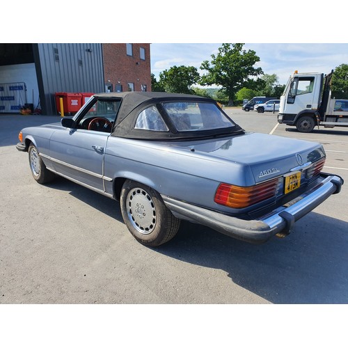 444 - Mercedes SL450. 4500cc. 1974. American import. Has been stored so requires light recommissioning. Re... 