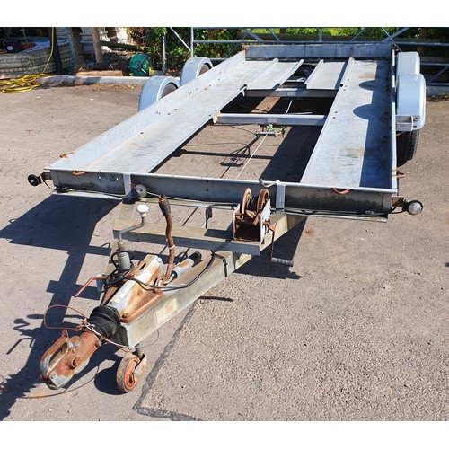 445 - 14ft Twin axle car transporter trailer