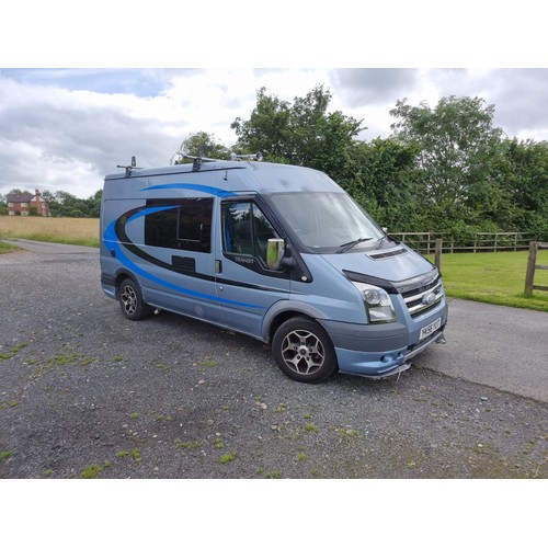 446 - Ford Transit camper conversion. 2006. Runs and drives. Lots of money spent on furnishings, solar pan... 