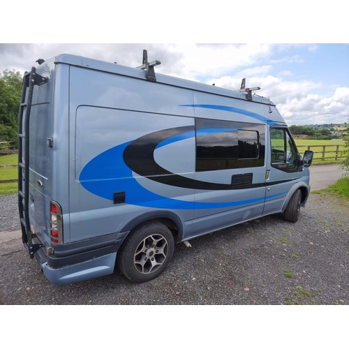 446 - Ford Transit camper conversion. 2006. Runs and drives. Lots of money spent on furnishings, solar pan... 