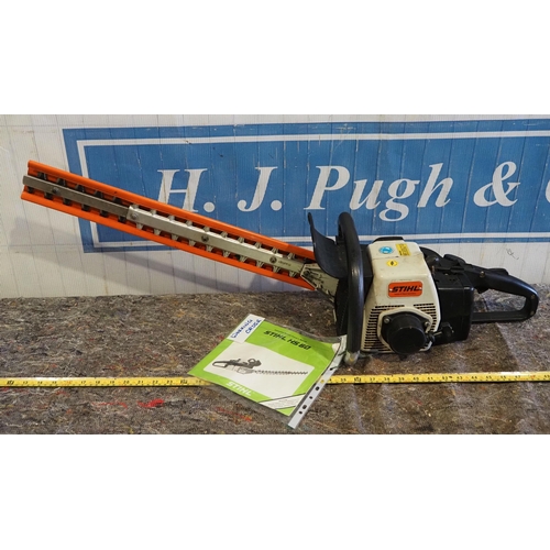 420 - Stihl HS60 petrol hedge trimmer with owner's manual