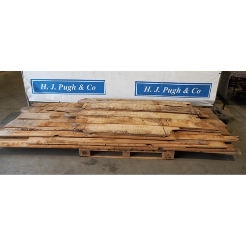 164 - Mixed cedar of Lebanon boards