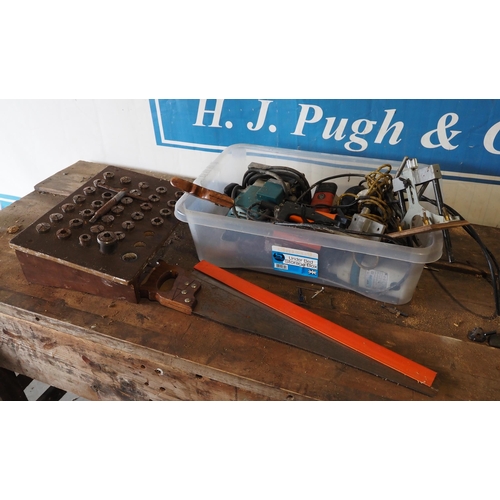 501 - Box of various tools