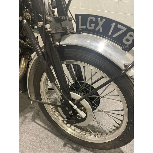 728 - Vincent Rapide motorcycle. First registered 21/02/1950. 998cc. Frame No- RC5220. Engine No- F10AB/1/... 