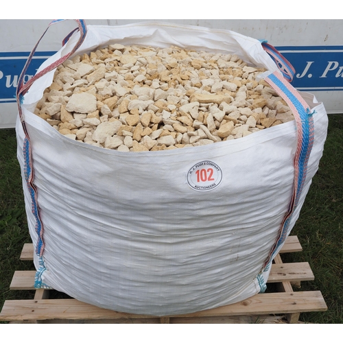 102 - Bag of Cotswold stone