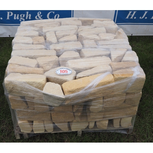 105 - Pallet of Cotswold bricks