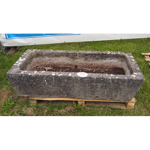 117 - 4ft Stone trough