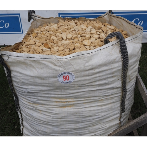 90 - Bag of Cotswold stone