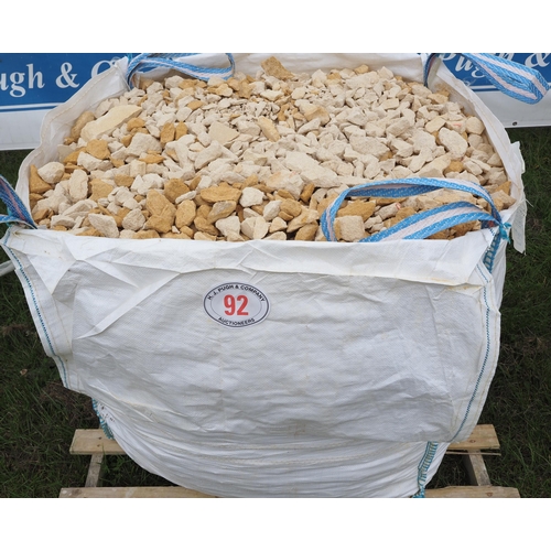 92 - Bag of Cotswold stone