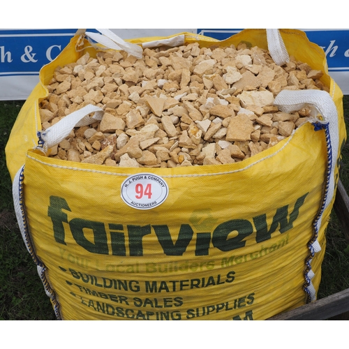 94 - Bag of Cotswold stone