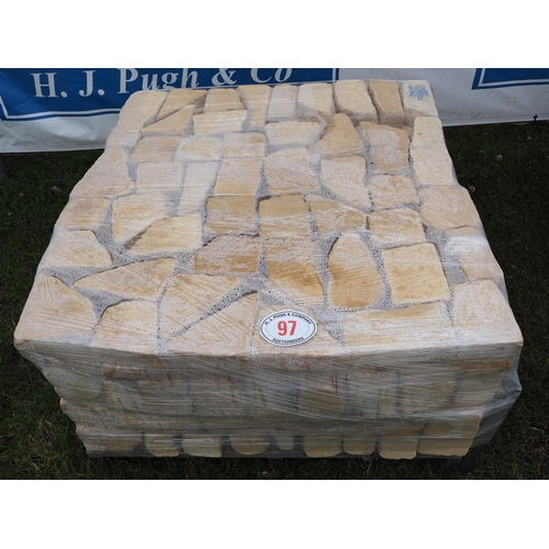 97 - Pallet of Cotswold bricks