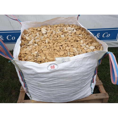 98 - Bag of Cotswold stone