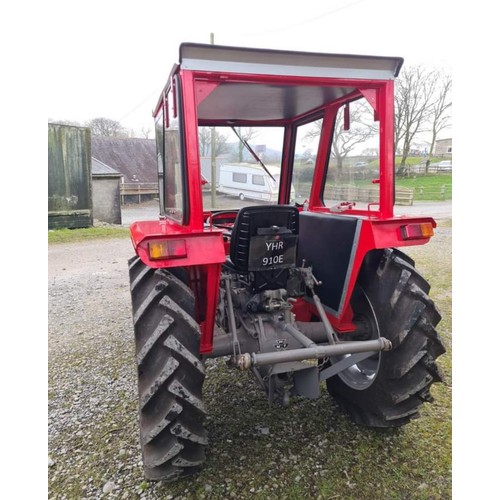 1305 - Massey Ferguson 135 tractor. 1967. Restore, resprayed, Goodyear tyres. Reg YHR910E. V5C