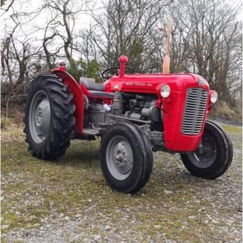 1306 - Massey Ferguson 35 tractor. 1961, Restored, resprayed, Goodyear tyres. Reg 457CAX. V5C