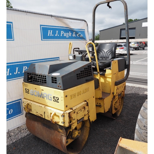 1310 - Bomag BW80 ADH vibrating roll. 1998. Electrical fault. S.N 101460411772