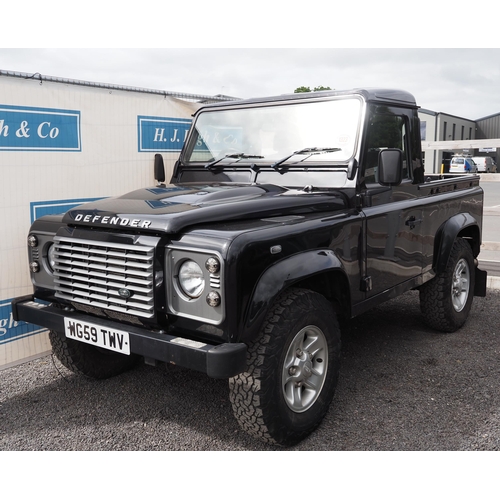 1323 - Land Rover Defender 90 2.4 TDCI with County truck cab. 2009. 70000 miles. 1 previous owner. 12 month... 