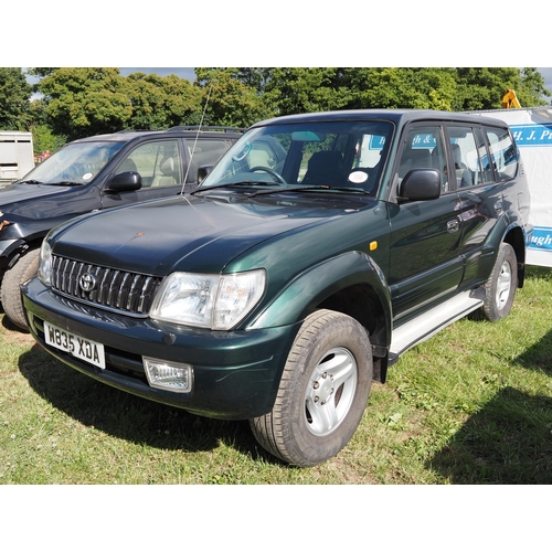 1558 - Toyota Land Cruiser Jr 2000. Automatic. Reg. W835 XDA. V5