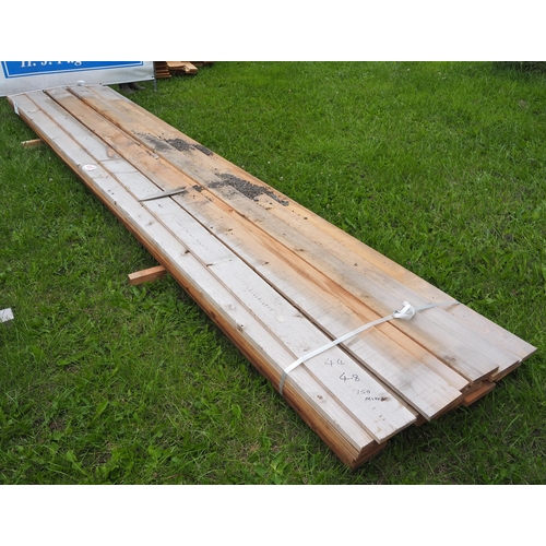 872 - Larch boards 4.8m mixed -44