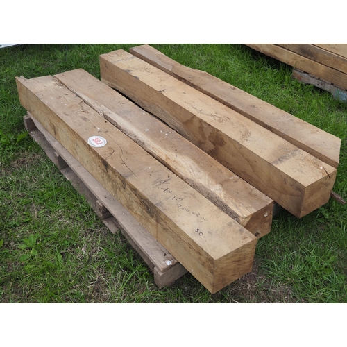 882 - Oak beams 1.70mx200x200 -4