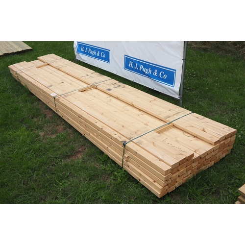 907 - Machined timber 4.8mx100x45 -52