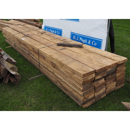 948 - Reclaimed timbers average 4.9mx220x50 -40