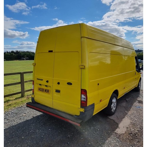 1330 - Ford Transit Jumbo van. 2008. Fully reconditioned gear box and new clutch less than 500 miles ago. N... 