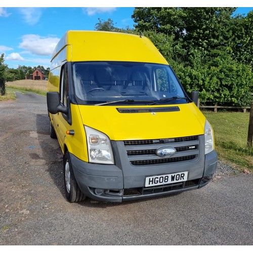 1330 - Ford Transit Jumbo van. 2008. Fully reconditioned gear box and new clutch less than 500 miles ago. N... 