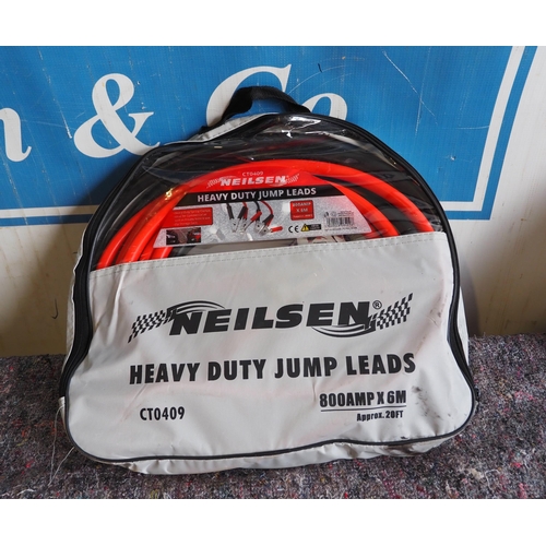 1647 - Heavy duty jump leads