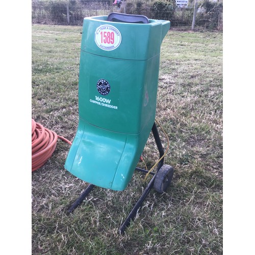 1589 - 1600w Chipper / shredder