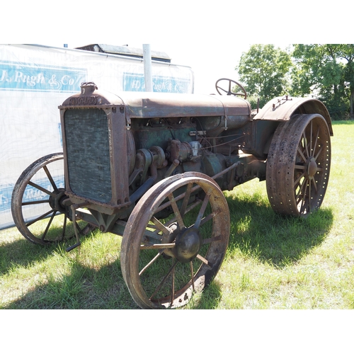 359 - Allis Chalmers 20-35 tractor. 4 cylinder. On steel wheels