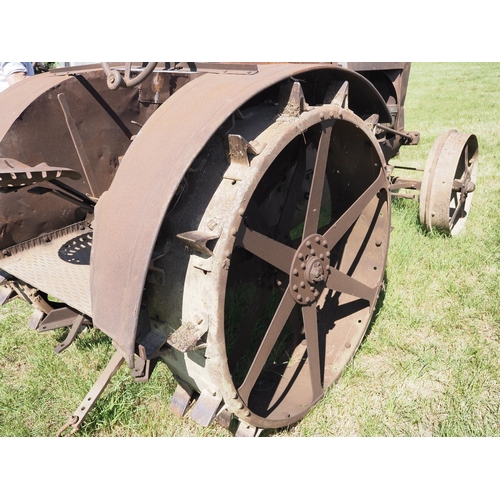 358 - Wallis Model K tractor. 1919. On spade lug wheels