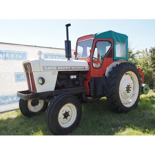 380 - David brown 990 Selectomatic tractor. 1970. 12 speed. Lambourn cab. Running well.  SN-8246435. Reg. ... 