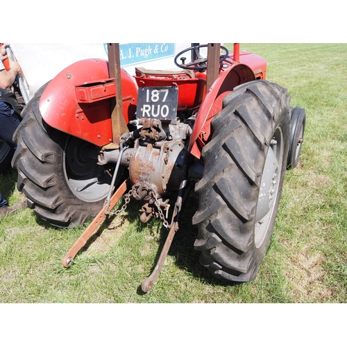 351 - Massey Ferguson 35X Multi Power tractor. 1963. Runs. SN-SNMY344380. Reg. 187RUO. V5