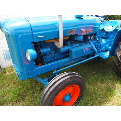 312 - Fordson KFD68 Major tractor. Diesel. 1954. 4 cylinder engine, 1 previous owner. Recently gone trough... 