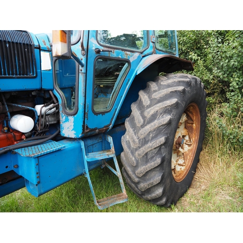 342 - Ford TW-25 tractor. 1985. 4WD. Runs. 8486 hours recorded. C/w PAVT wheels, rear wheel weights, 2 ass... 