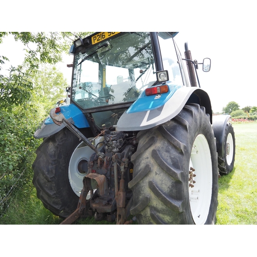 347 - New Holland 8260 Dual power tractor. 1997. 7915 hours recorded. 4WD. Runs. C/w pickup hitch and assi... 