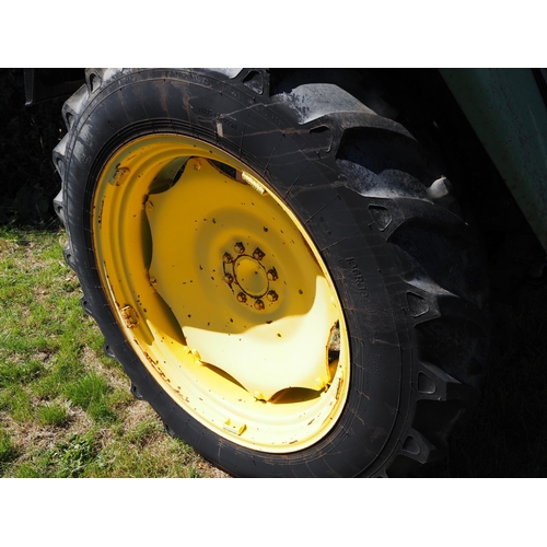 415 - John Deere 2130 tractor. 1979. 7273 hours recorded. C/w pick up hitch. Running well. Reg. YDO905T. V... 